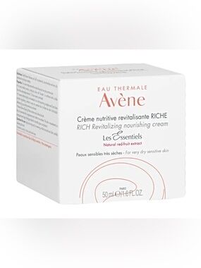 🆕 Rich Revitalizing Nourishing Cream - White with Pale Peach Accents